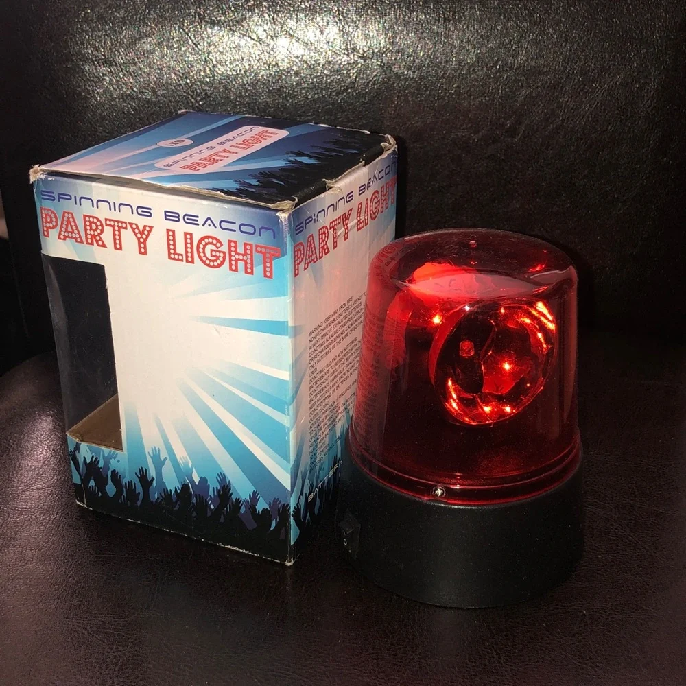 Red Party Light Spinning Beacon - Home Party Supplies